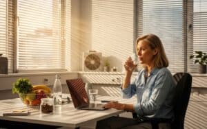 Gesund durch die Hitze: Das braucht der Kreislauf im Büro wirklich