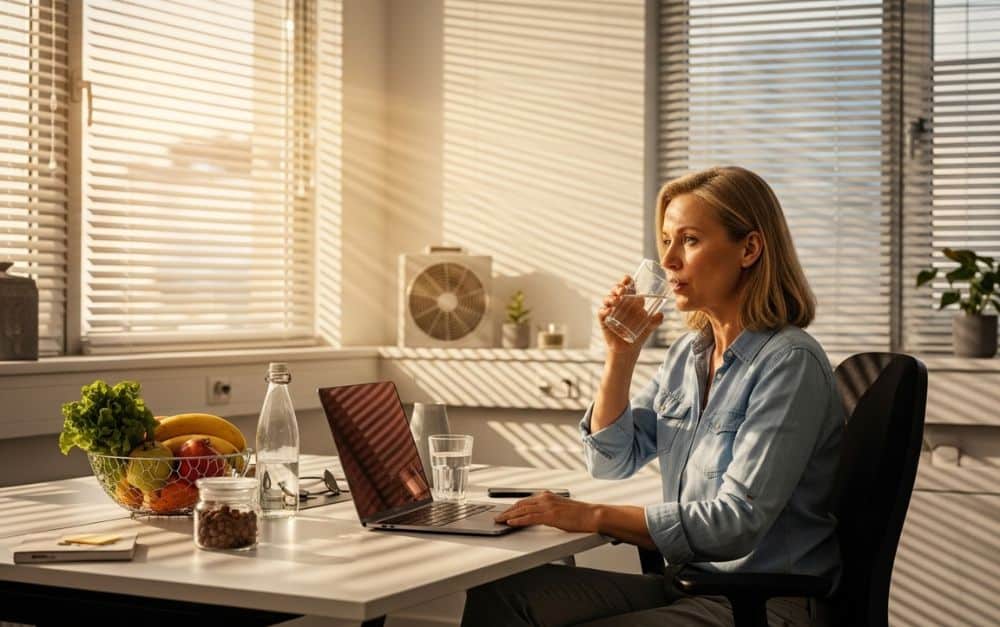 Gesund durch die Hitze: Das braucht der Kreislauf im Büro wirklich