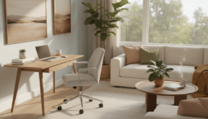 Arbeiten im Wohnzimmer: Tipps für mehr Ergonomie