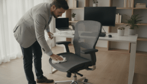 Bürostuhl reinigen und pflegen
