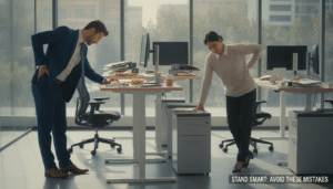 Die häufigsten Fehler beim Arbeiten im Stehen