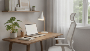 Kleinen Homeoffice-Arbeitsplatz optimal gestalten