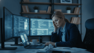 Müdigkeit durch Bildschirmarbeit