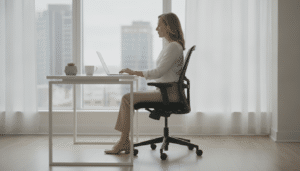Richtig sitzen am Schreibtisch: Die optimale Sitzhaltung